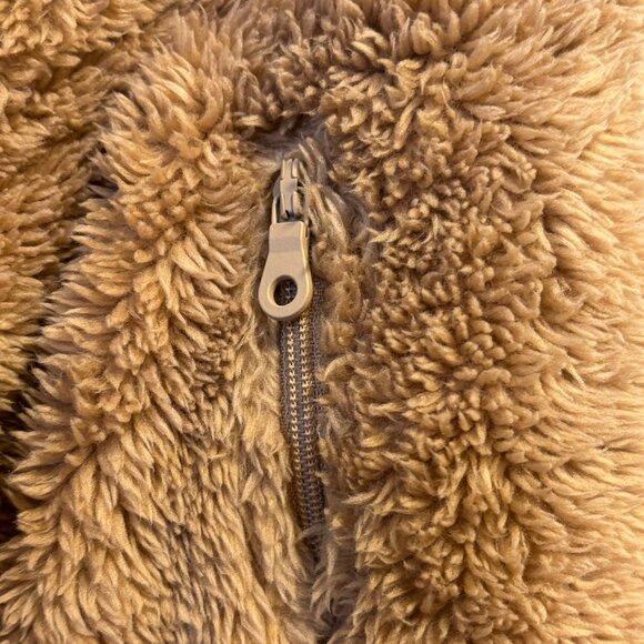 NWOT Offline by Aerie Sherpa Brown Teddy Jogger Size LARGE - Picture 4 of 9